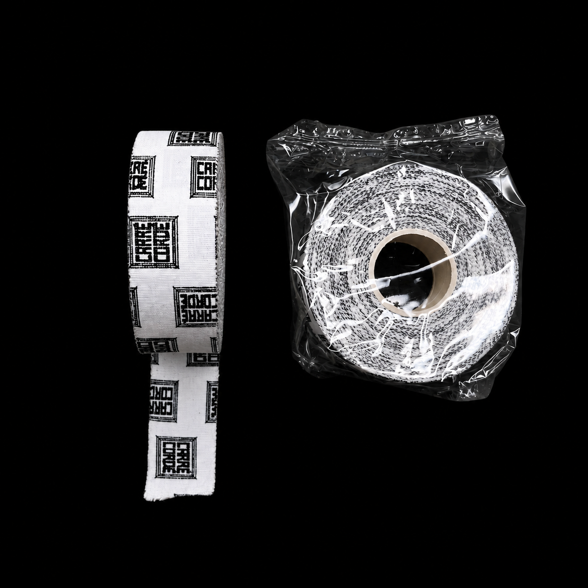 VENTE EN GROS : TAPE LOGO NOIR 2.5cm x 13.7m par 30