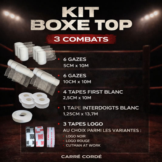 KIT "BOXE TOP" - 3 combats