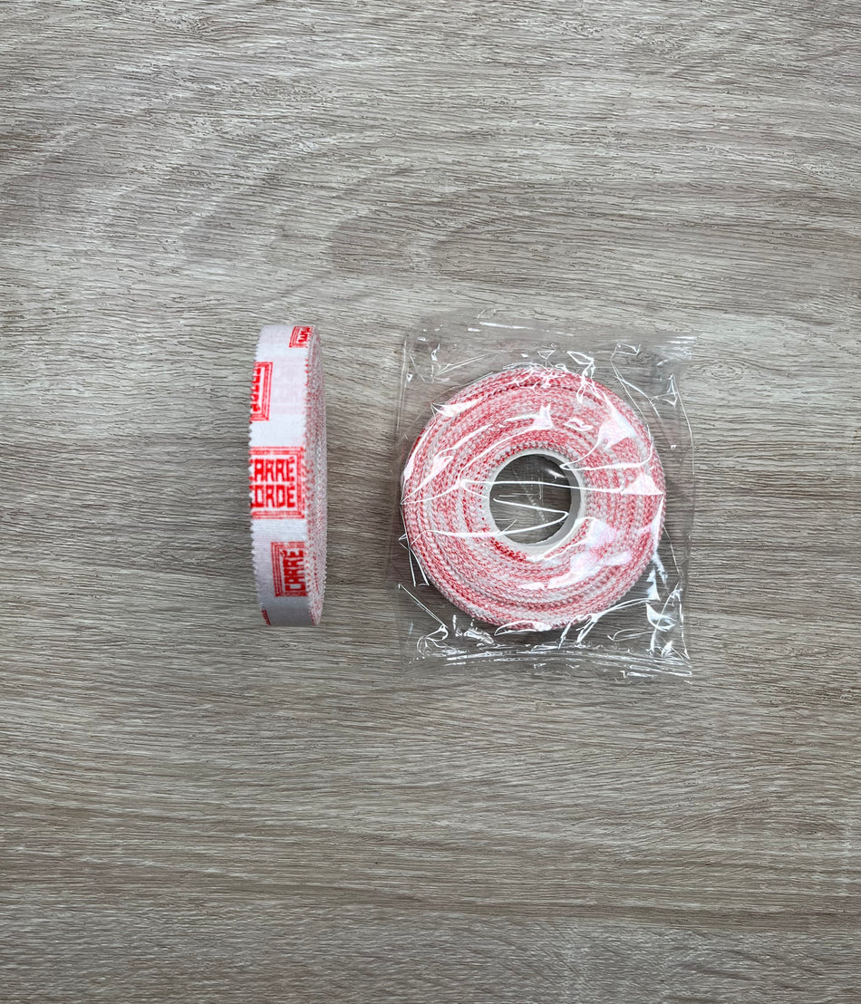 TAPE INTERDOIGTS 1,25cm x 13.7m LOGO ROUGE