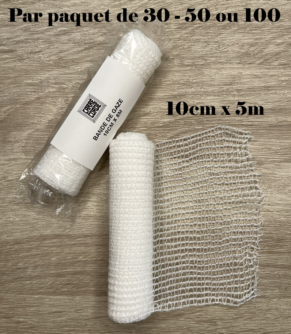 Gauze bandage 10cm x 5m 