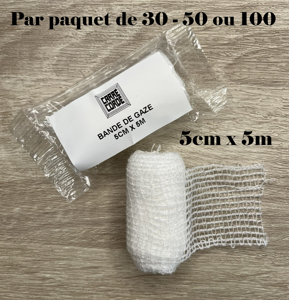 Gauze band 5cm x 5m 