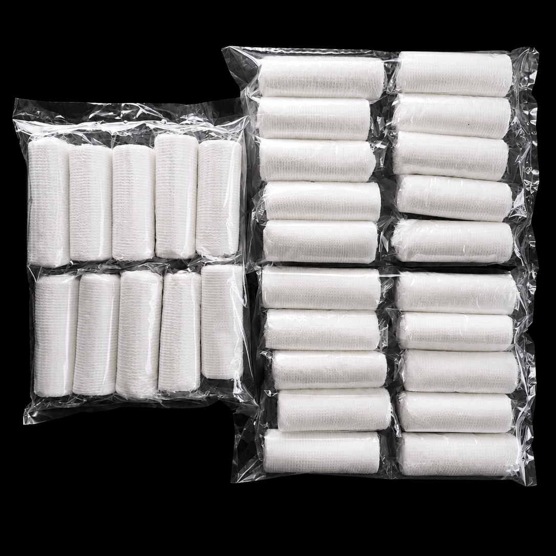 VENTE EN GROS : Bande Gaze 10cm x 10m par 30/50/100