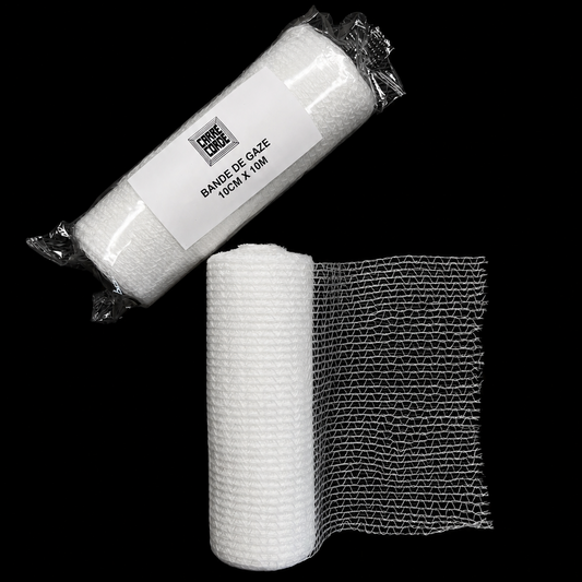 VENTE EN GROS : Bande Gaze 10cm x 10m par 30/50/100