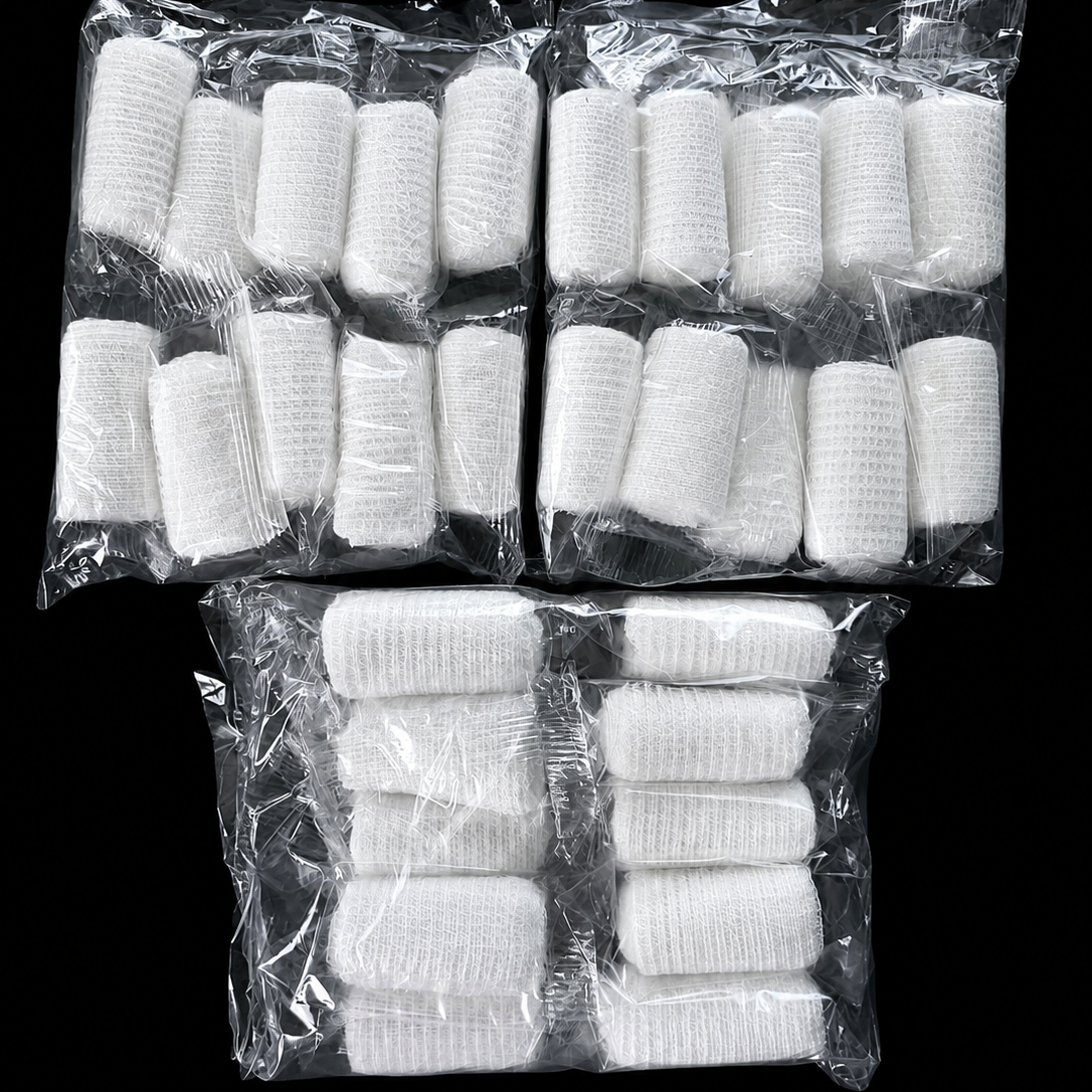 VENTE EN GROS : Bande gaze 5cm x 5m par 30/50/100