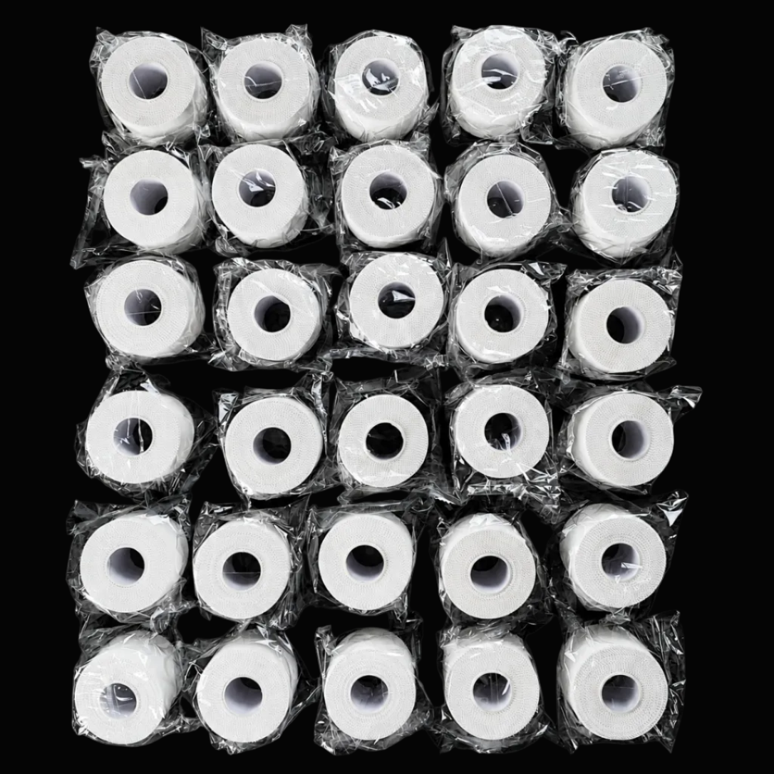 VENTE EN GROS : TAPE FIRST 3.8cm x 10m BLANC par 30