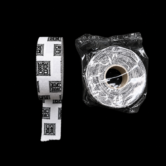 VENTE EN GROS : TAPE LOGO NOIR 2.5cm x 13.7m par 30