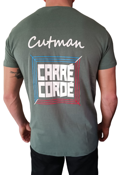 T-SHIRT CUTMAN GRIS/KAKI